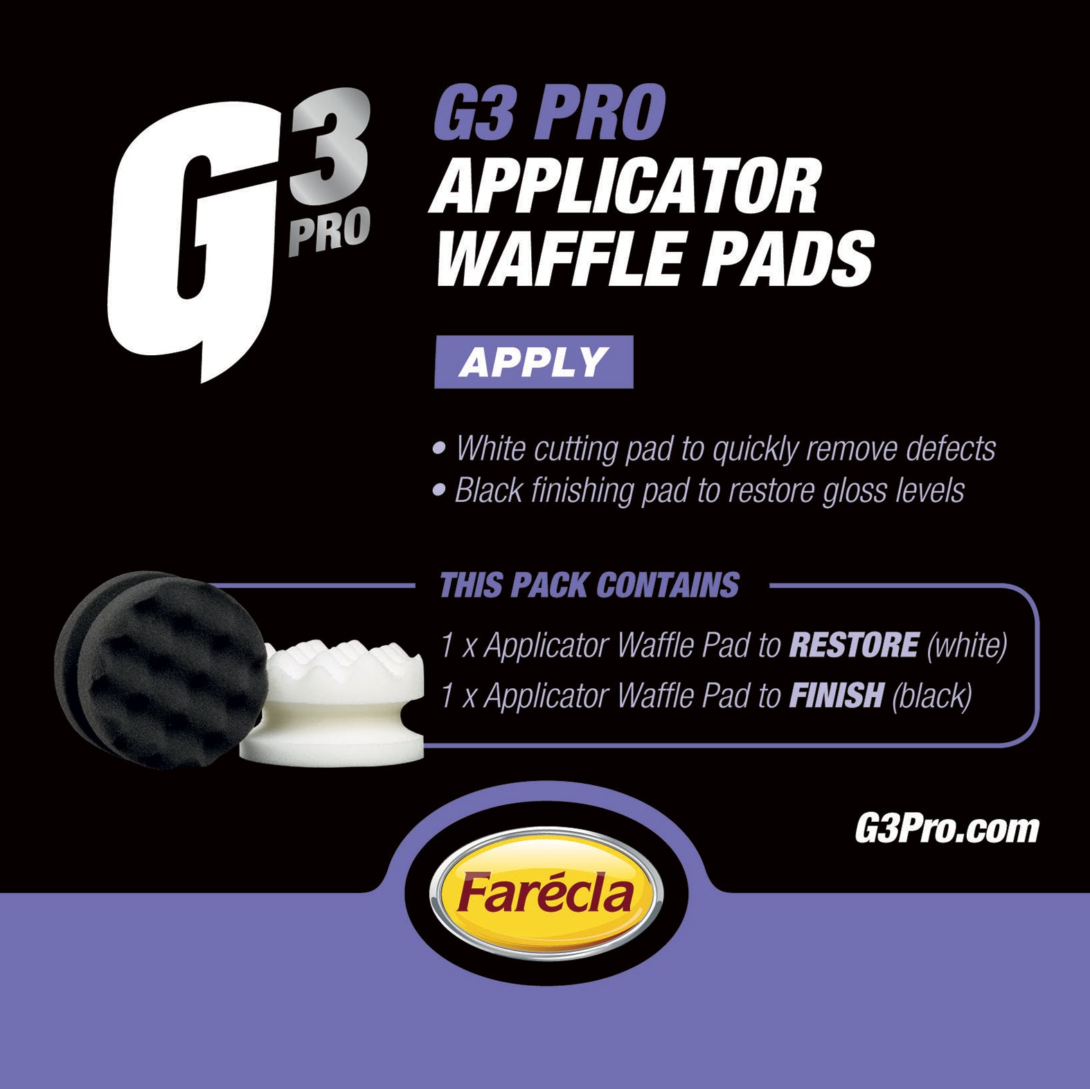 G3 Pro Applicator Waffle Pads